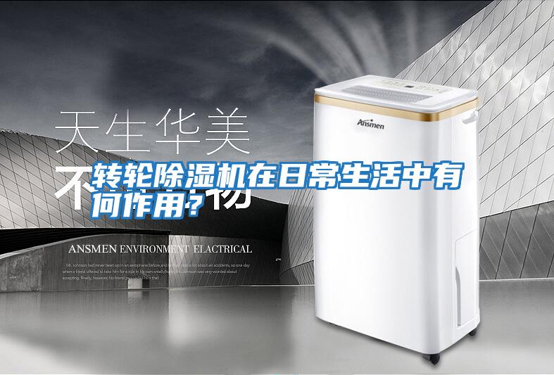 轉輪除濕機在日常生活中有何作用?