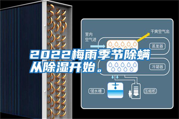 2022梅雨季節除螨從除濕開始。