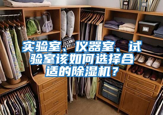 實(shí)驗(yàn)室、儀器室、試驗(yàn)室該如何選擇合適的除濕機(jī)？