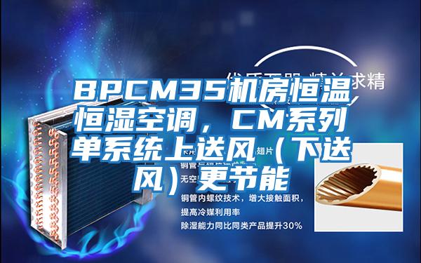 BPCM35機房恒溫恒濕空調，CM系列單系統上送風（下送風）更節能