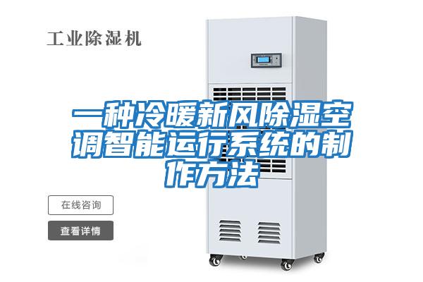 一種冷暖新風除濕空調(diào)智能運行系統(tǒng)的制作方法