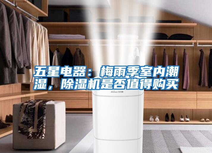 五星電器：梅雨季室內潮濕，除濕機是否值得購買
