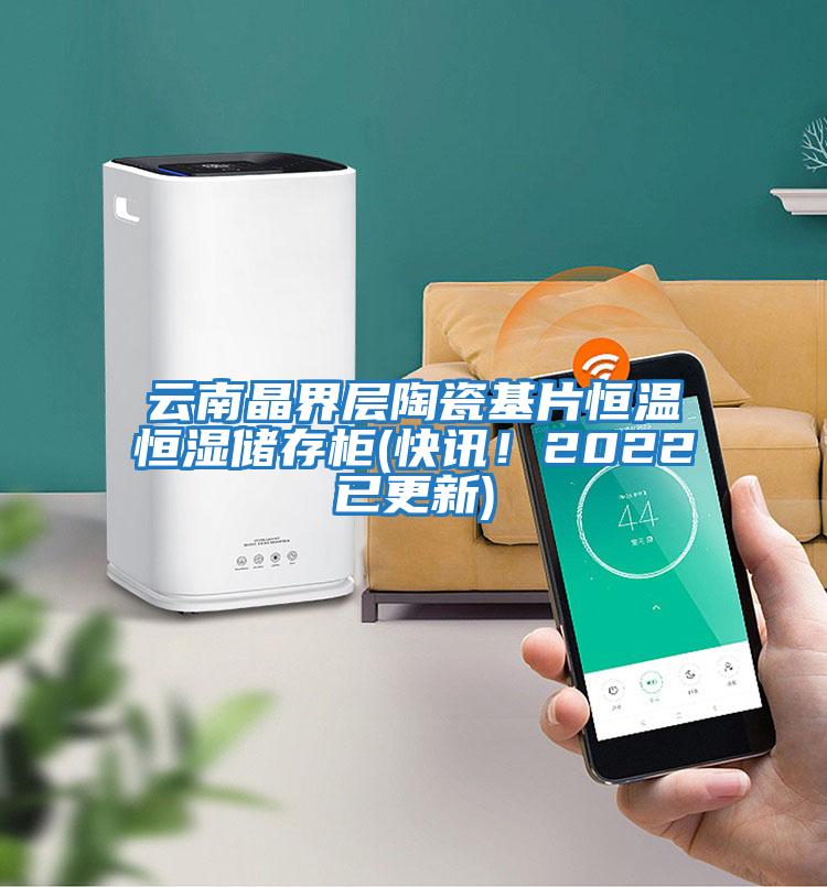 云南晶界層陶瓷基片恒溫恒濕儲存柜(快訊！2022已更新)