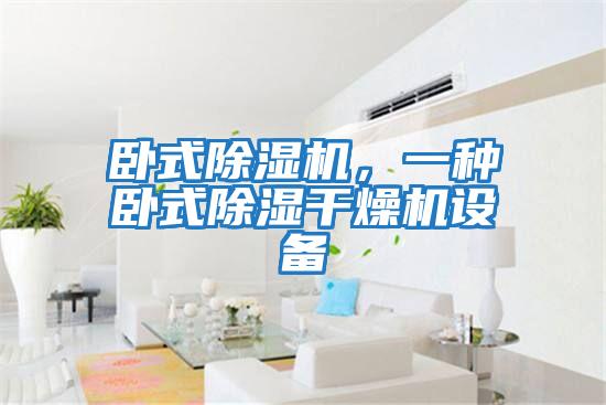 臥式除濕機，一種臥式除濕干燥機設備