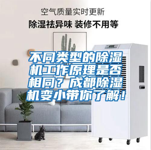 不同類型的除濕機工作原理是否相同？成都除濕機變小帶你了解！