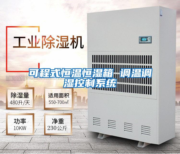 可程式恒溫恒濕箱 調溫調濕控制系統