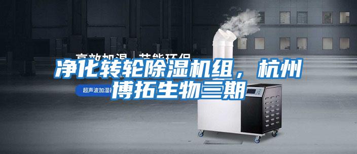 凈化轉(zhuǎn)輪除濕機(jī)組,杭州博拓生物三期