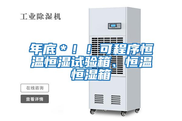 年底＊！！可程序恒溫恒濕試驗箱、恒溫恒濕箱