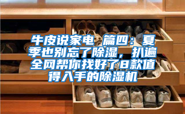 牛皮說家電 篇四：夏季也別忘了除濕，扒遍全網(wǎng)幫你找好了8款值得入手的除濕機(jī)