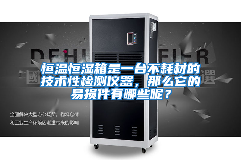 恒溫恒濕箱是一臺不耗材的技術性檢測儀器，那么它的易損件有哪些呢？