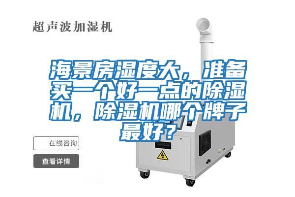 海景房濕度大，準備買一個好一點的除濕機，除濕機哪個牌子最好？