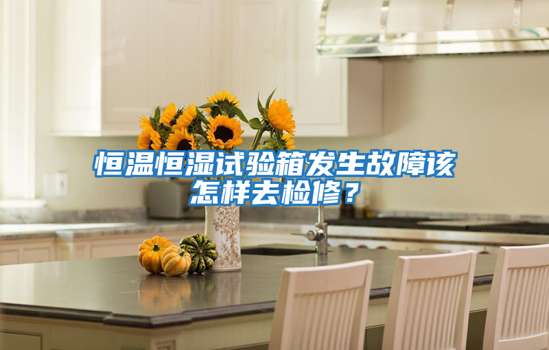 恒溫恒濕試驗箱發生故障該怎樣去檢修？