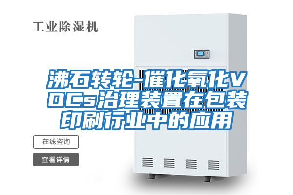 沸石轉(zhuǎn)輪-催化氧化VOCs治理裝置在包裝印刷行業(yè)中的應用