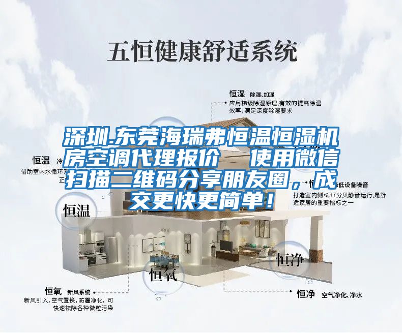 深圳.東莞海瑞弗恒溫恒濕機房空調代理報價  使用微信掃描二維碼分享朋友圈，成交更快更簡單！