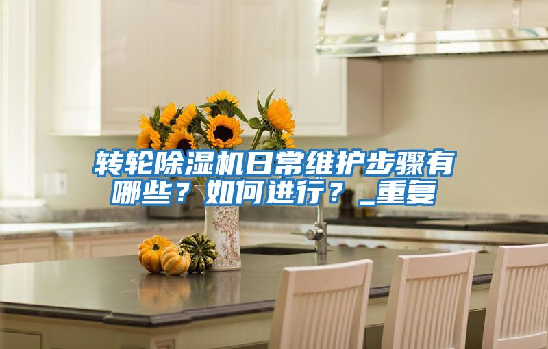 轉(zhuǎn)輪除濕機(jī)日常維護(hù)步驟有哪些？如何進(jìn)行？_重復(fù)