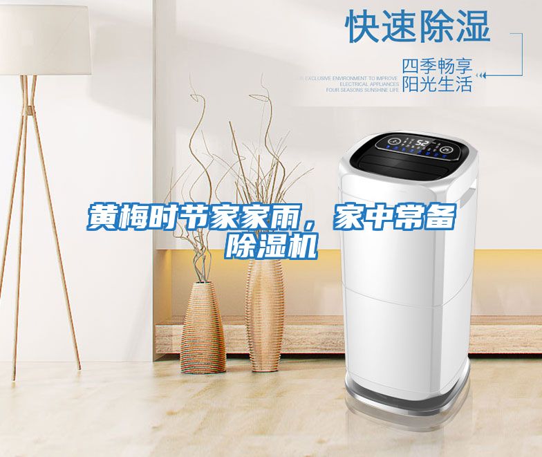 黃梅時節家家雨，家中常備除濕機