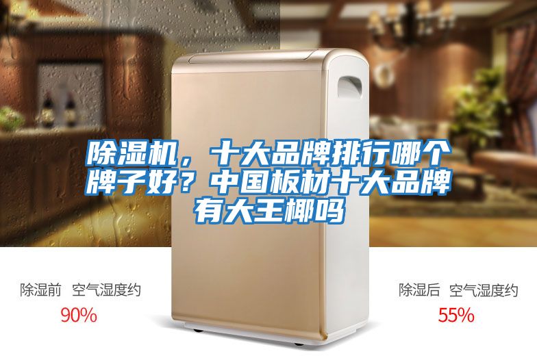 除濕機，十大品牌排行哪個牌子好？中國板材十大品牌有大王椰嗎